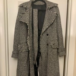 Banana republic belted coat size large